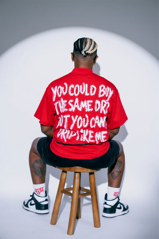 Drip Like Me Tee - Rose