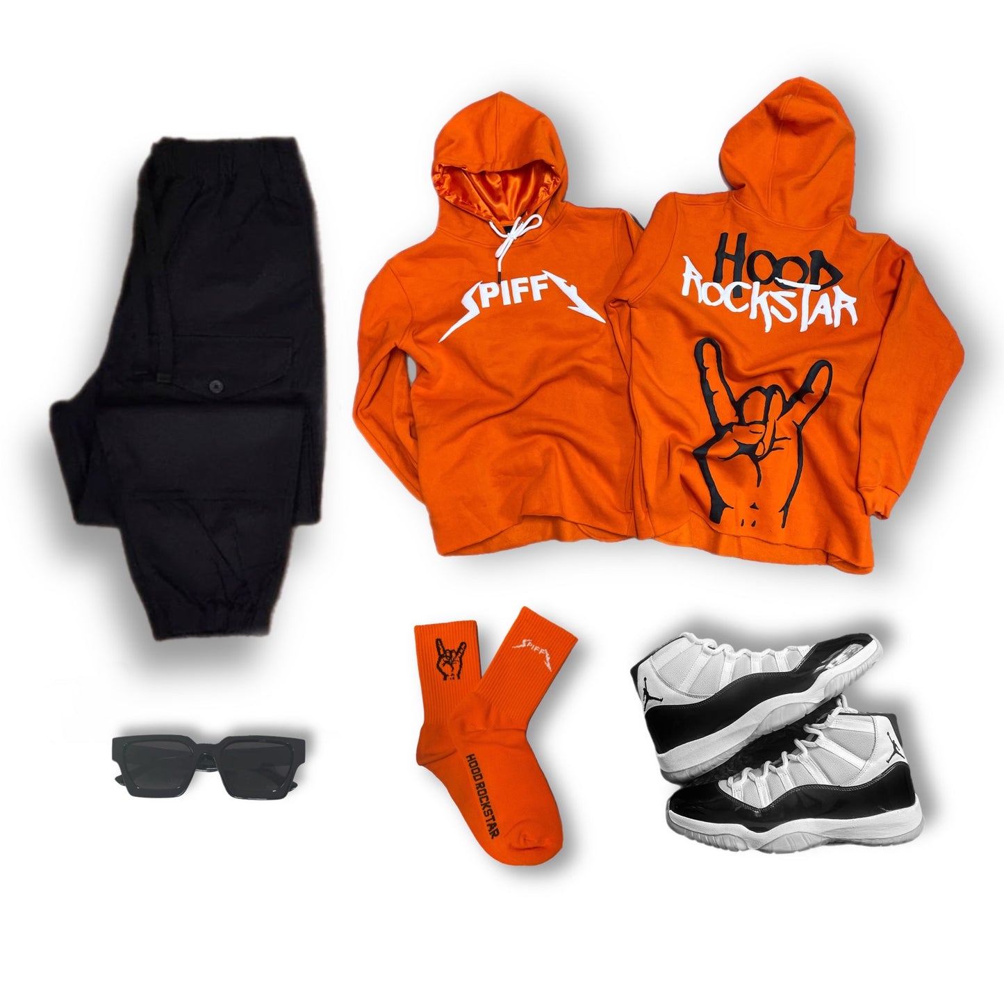 Hood Rockstar Hoodie (Tiger)