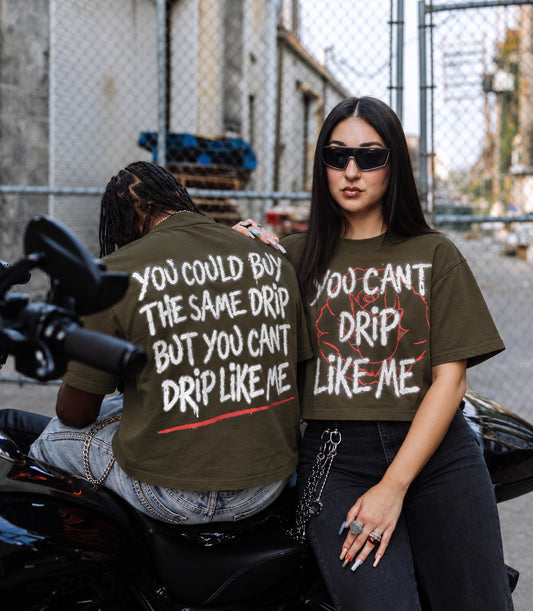 Drip Like Me Tee - Sage