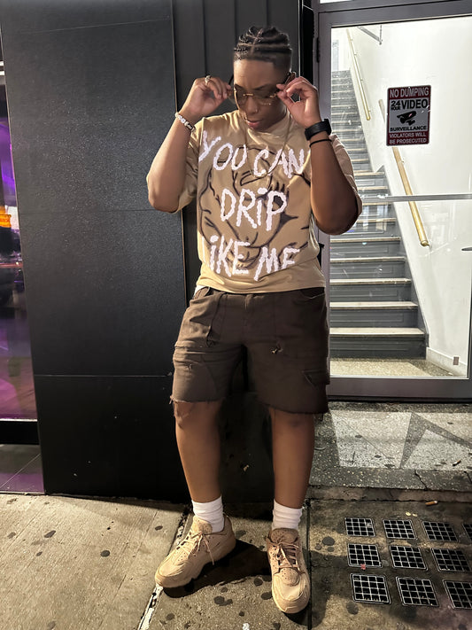 Drip Like Me Tee (Caramel)