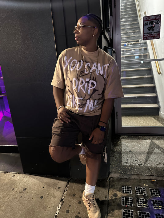 Drip Like Me Tee (Caramel)