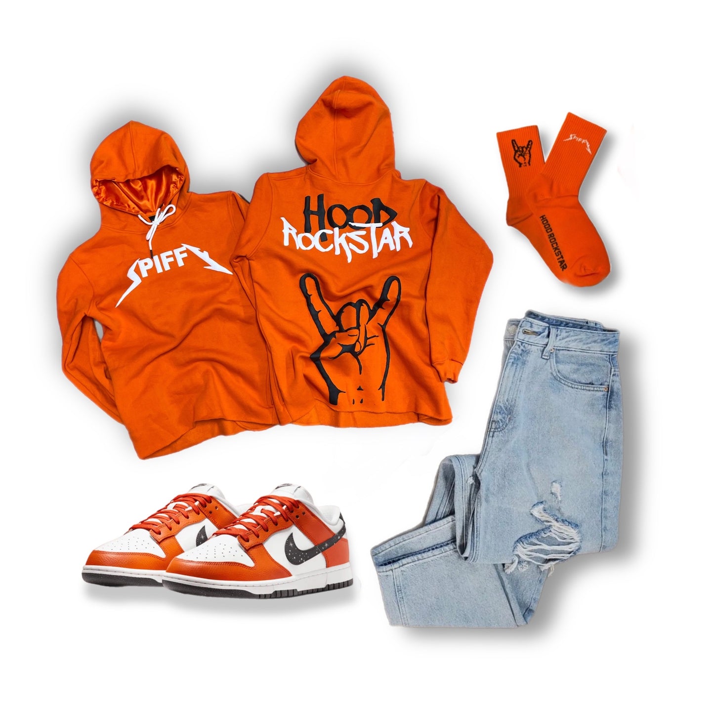 Hood Rockstar Hoodie (Tiger)