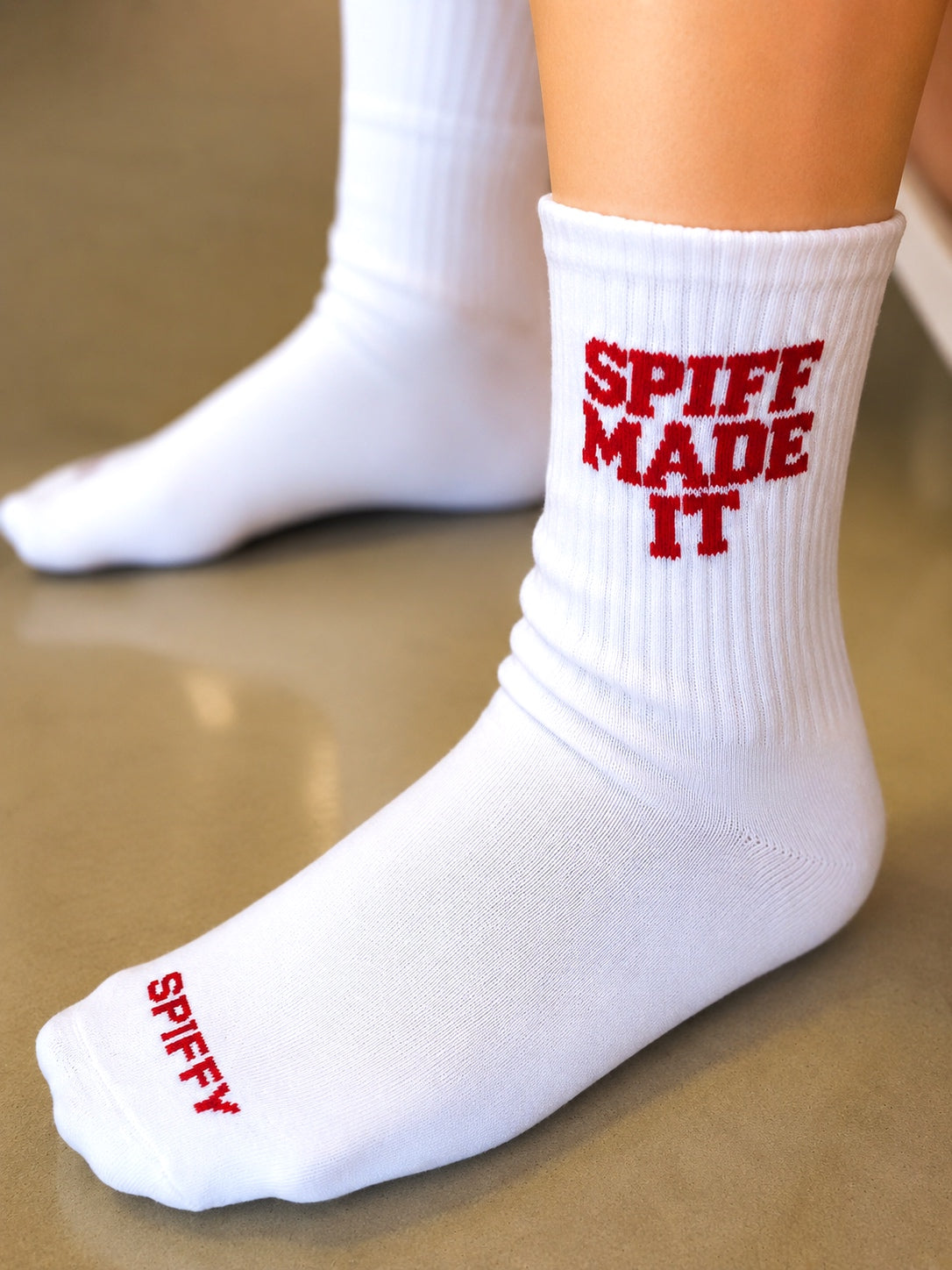 Classic Crews (White/Red)