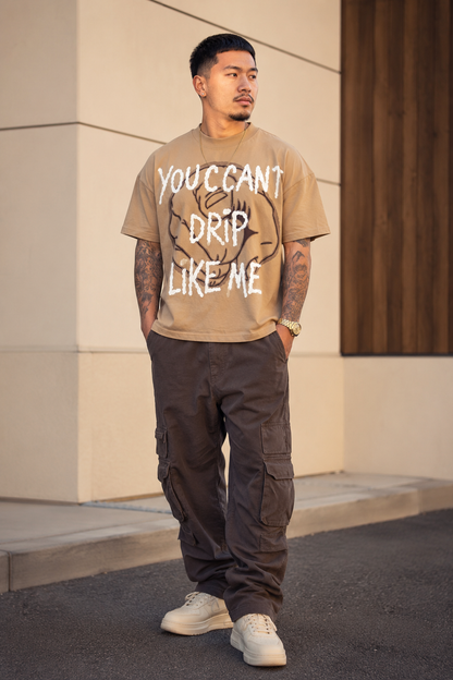 Drip Like Me Tee - Nude