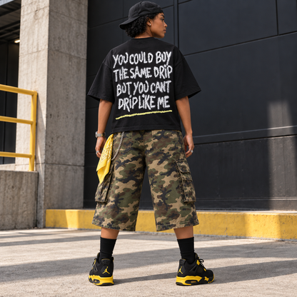 Drip Like Me Tee - Obsidian