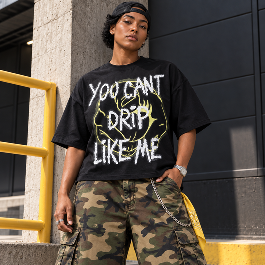 Drip Like Me Tee - Obsidian