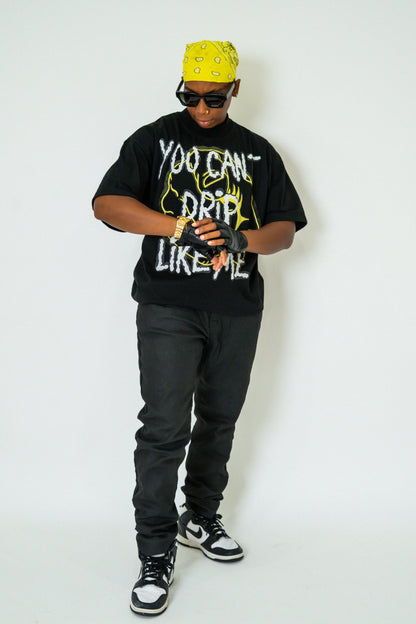 Drip Like Me Tee - Obsidian