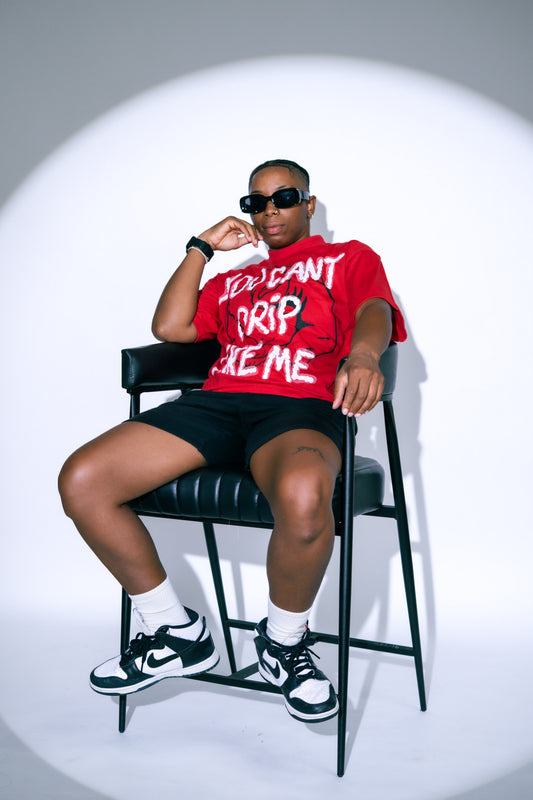 Drip Like Me Tee - Rose